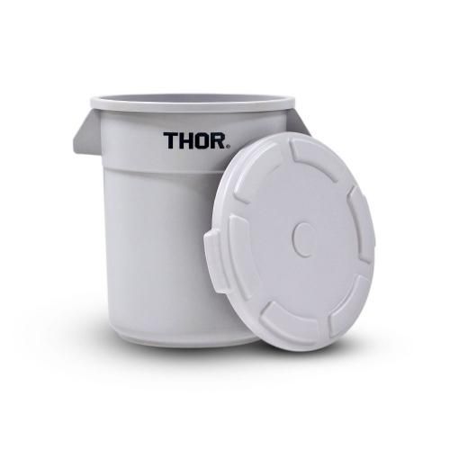 THOR ソー / 「Thor Round Container With Lid DC "12L / Light gray"」 ラウンドコンテナ