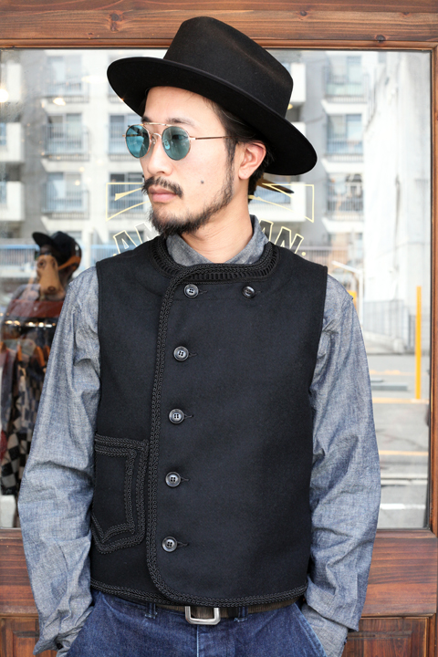 BLACK SIGN/ブラックサイン 「19th Century Amish Laced Vest 