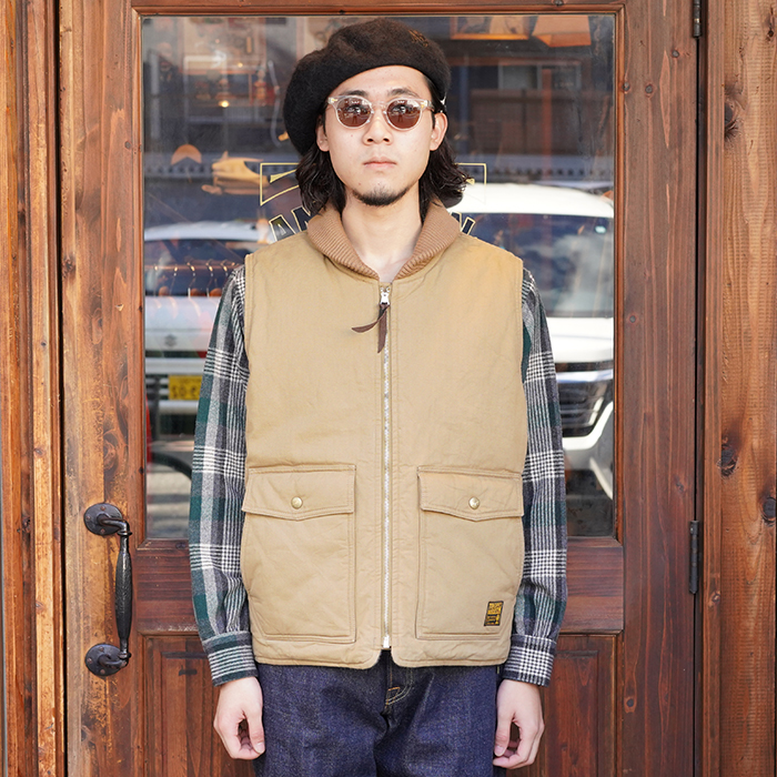 本革日本製 TROPHY CLOTHING - SUEDE STORM VEST Trophy Clothing - Storm Vest - Black