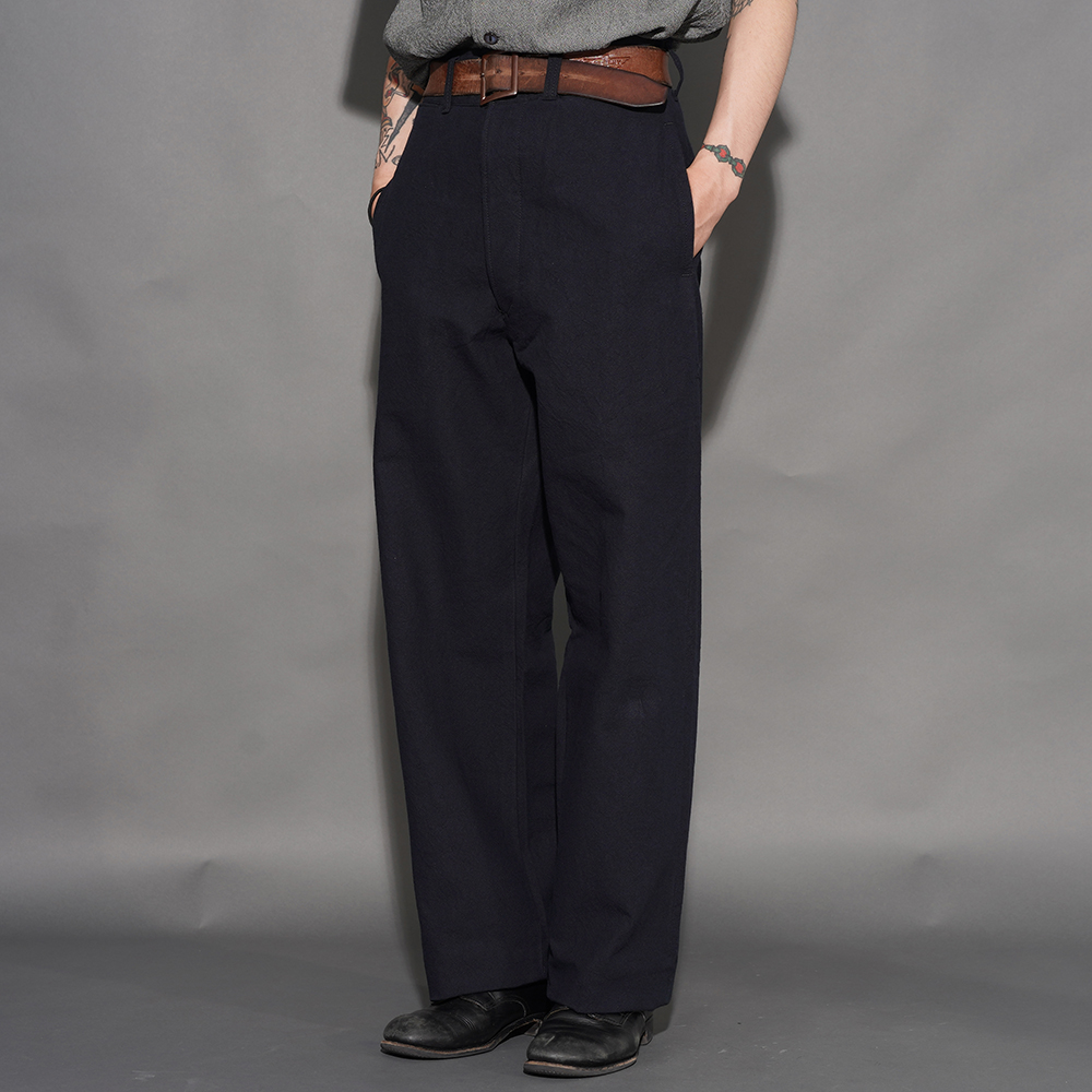 BLACK SIGN/ブラックサイン「Ancient Cloth Avignon Trousers / Dead Tree Black」エンシェントクロスアヴィニョントラウザース