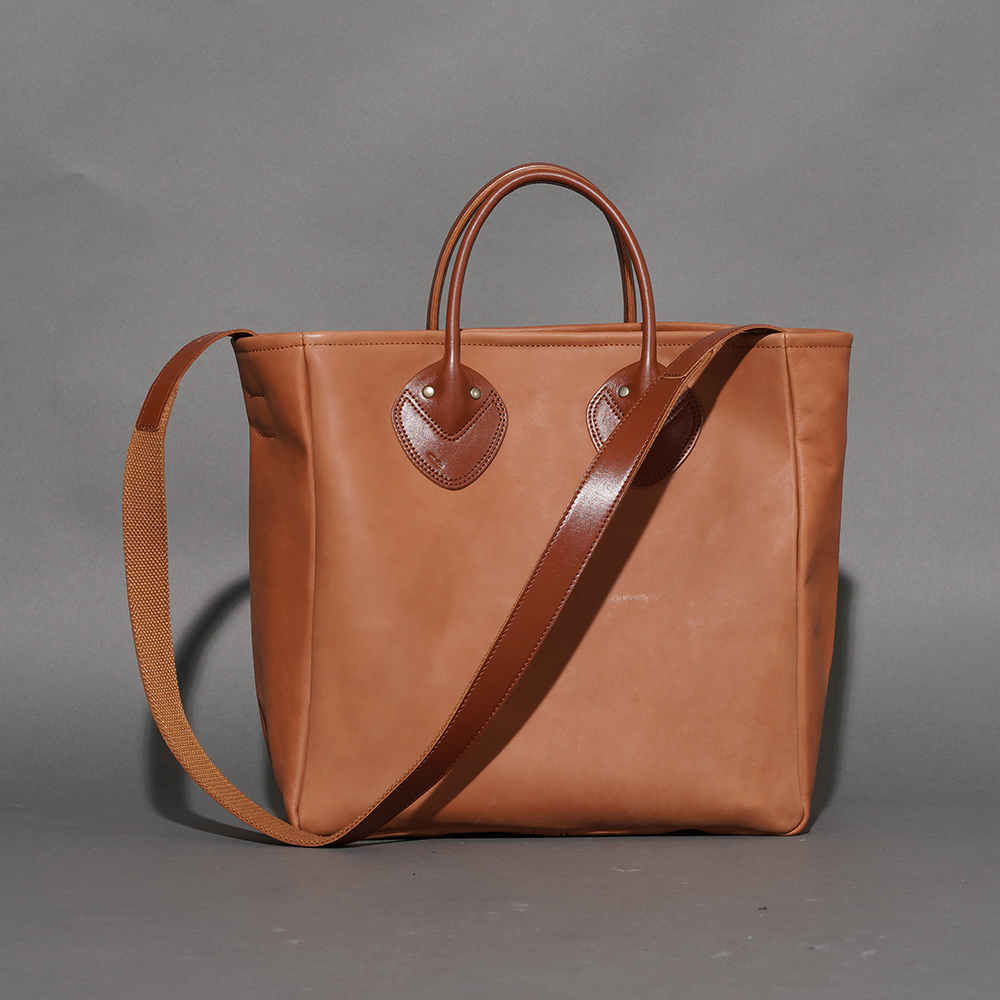 MOTO / モト「OILDE COW 2WAY BAG SMALL / BROWN」オイルドカウレザー2WAYバッグスモール
