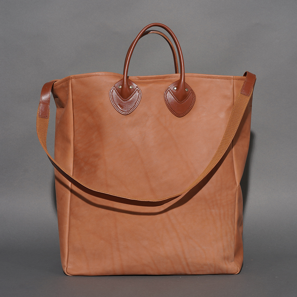 MOTO / モト「OILDE COW 2WAY BAG LARGE / BROWN」オイルドカウレザー2WAYバッグラージ