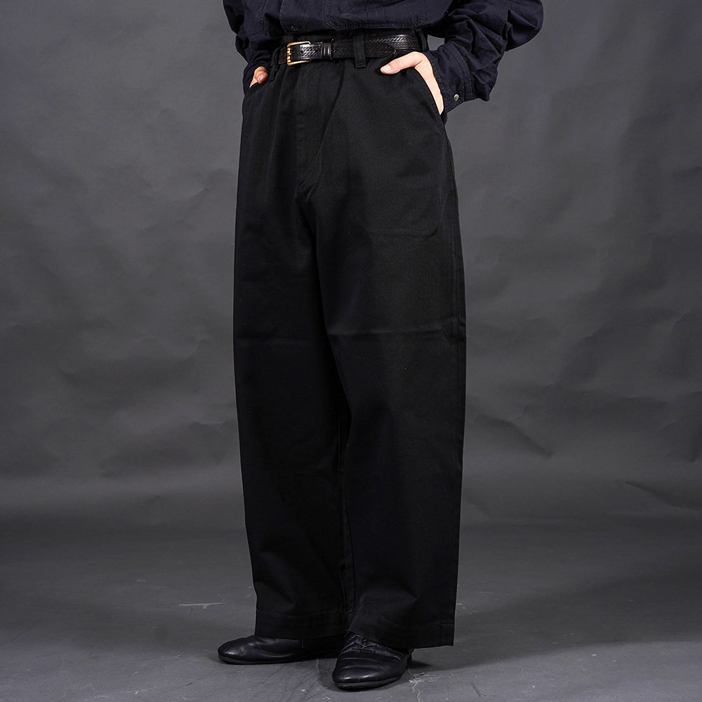 PORTER CLASSIC / ポータークラシック「GENE KELLY CHINOS / BLACK」チノジーンケリーパンツ