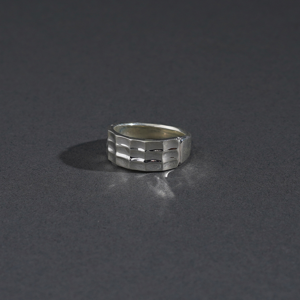 WORN CRAFT / ウォーンクラフト「BLOCKS ART 950 SILVER RING TYPE.3」リング