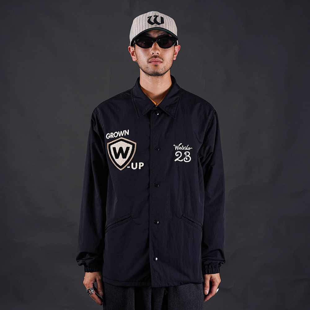 WEIRDO/ウィアード「WRD FINK - COACH JACKET / BLACK」コーチジャケット
