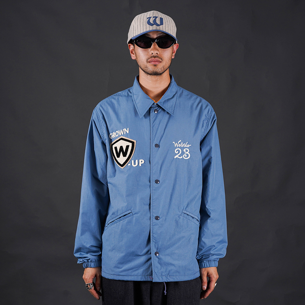 WEIRDO/ウィアード「WRD FINK - COACH JACKET / BLUE」コーチジャケット