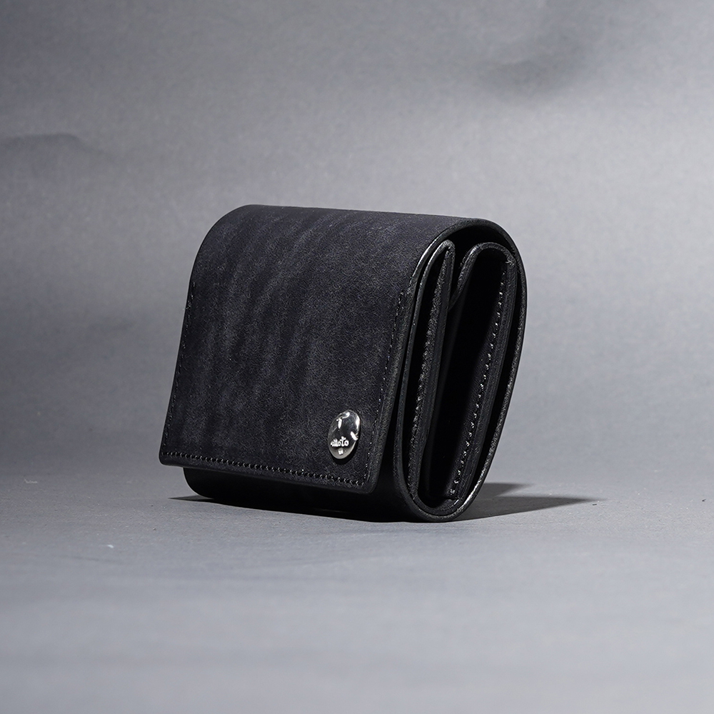 MOTO / モト「W10R COMPACT WALLET / BLACK」コンパクトウォレット