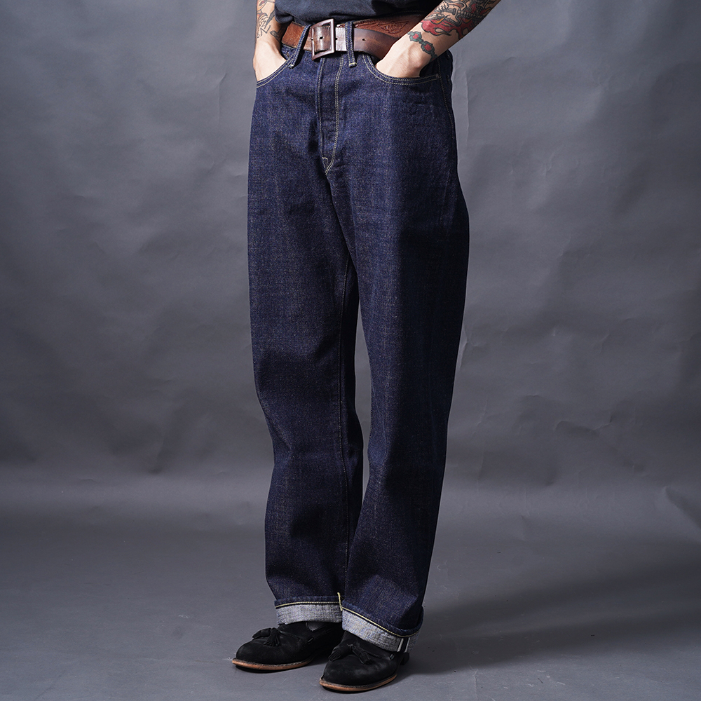 TROPHY CLOTHING/トロフィークロージング「Lot.1604 Waist Overalls Dirt Denim / INDIGO」ダートデニムウエストオーバーオール