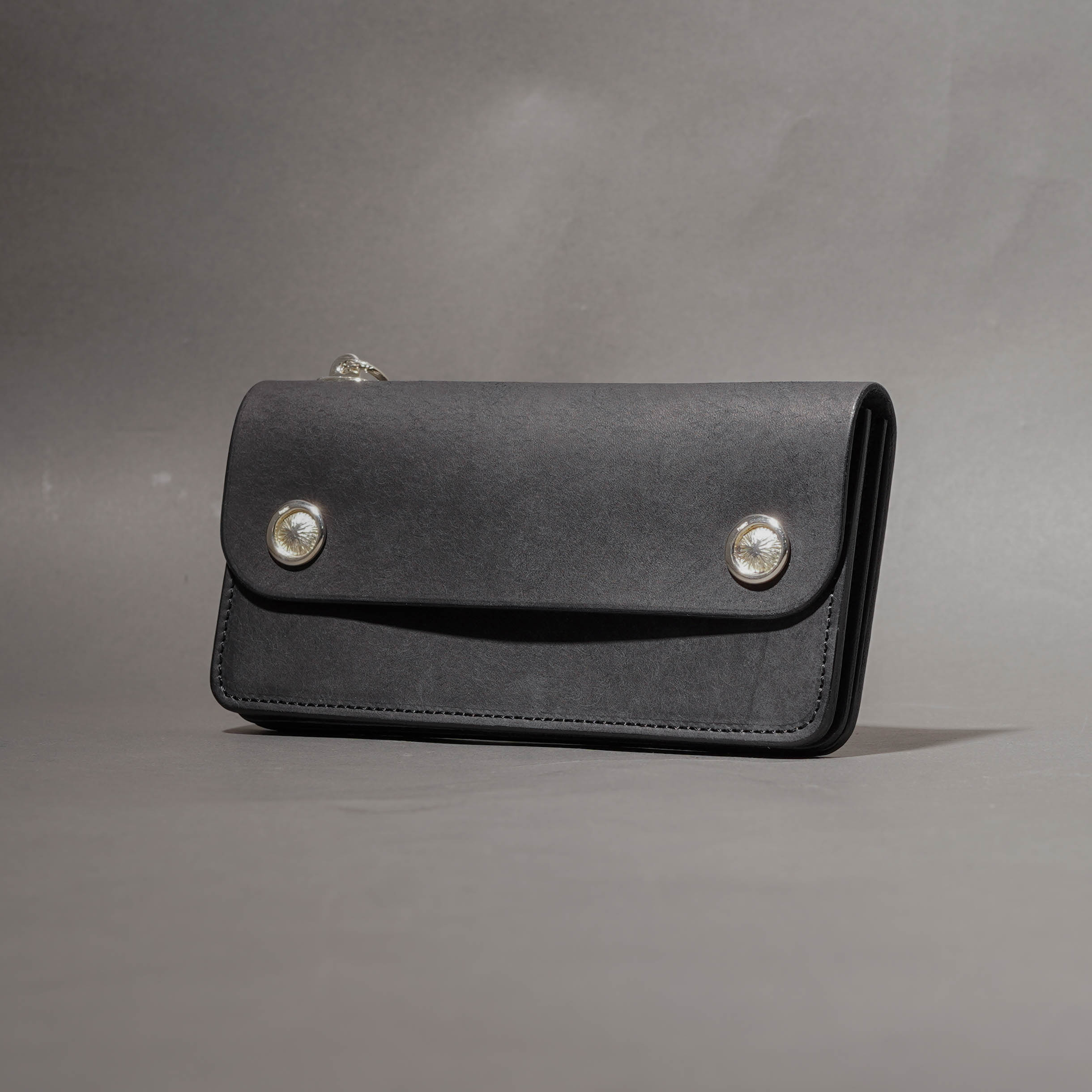 MOTOR / モーター「TRACKER’S LONG WALLET / BLACK」イタリアンバケッタトラッカーズロングウォレット