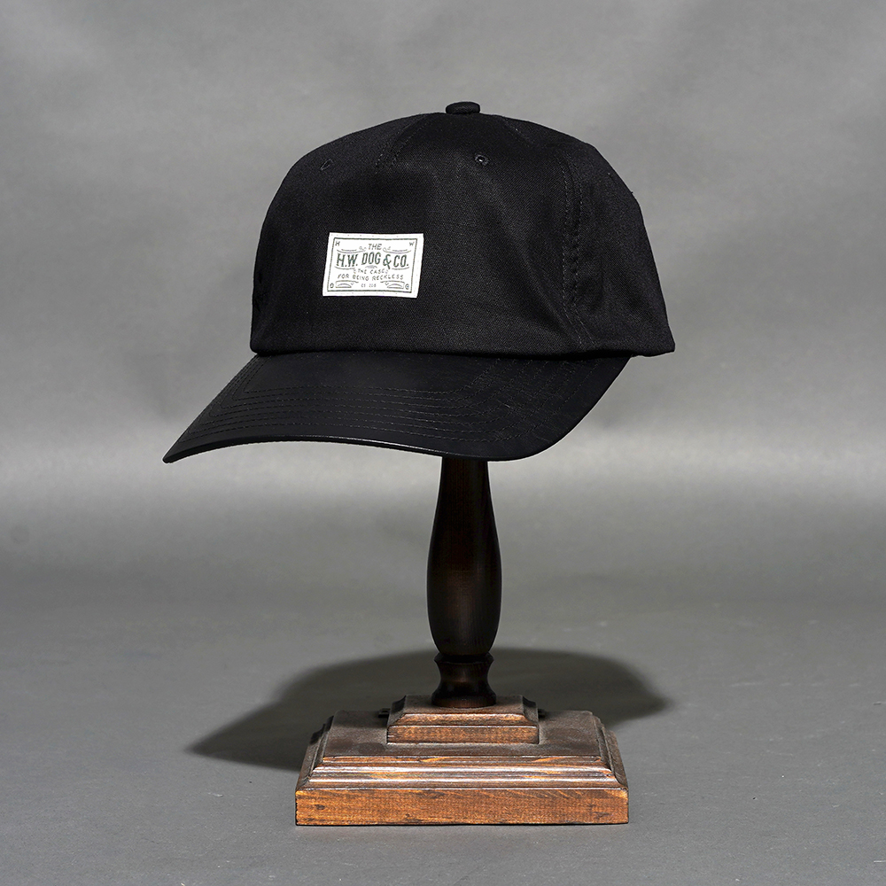 THE H.W.DOG&CO/ザエイチダブリュードッグアンドコー「BIG BRIM M CAP / BLACK」ベースボールキャップ