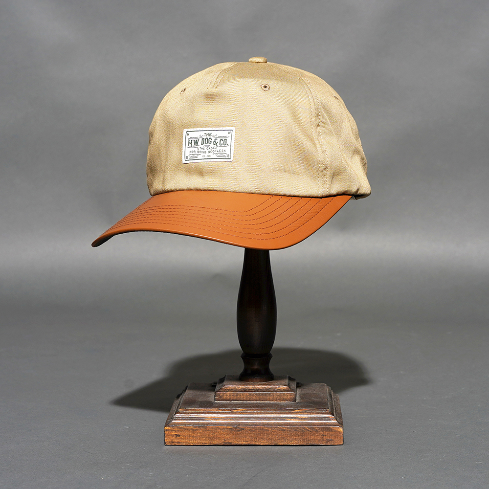 THE H.W.DOG&CO/ザエイチダブリュードッグアンドコー「BIG BRIM M CAP / BEIGE」ベースボールキャップ