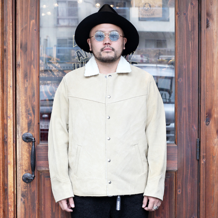 WEIRDO ウィアード WRD-17-AW-03 ボアジャケット クリーム WEIRDO ウィアード WRD-17-AW-03 ボアジャケット クリーム WEIRDO