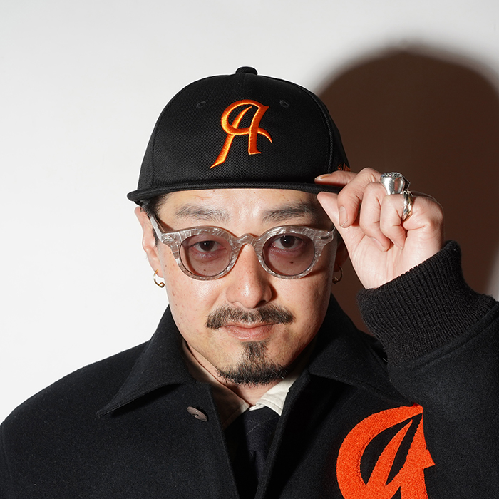 AMERICAN WANNABE/アメリカンワナビー「AWS BASEBALL CAP / BLACK」ベースボールキャップ