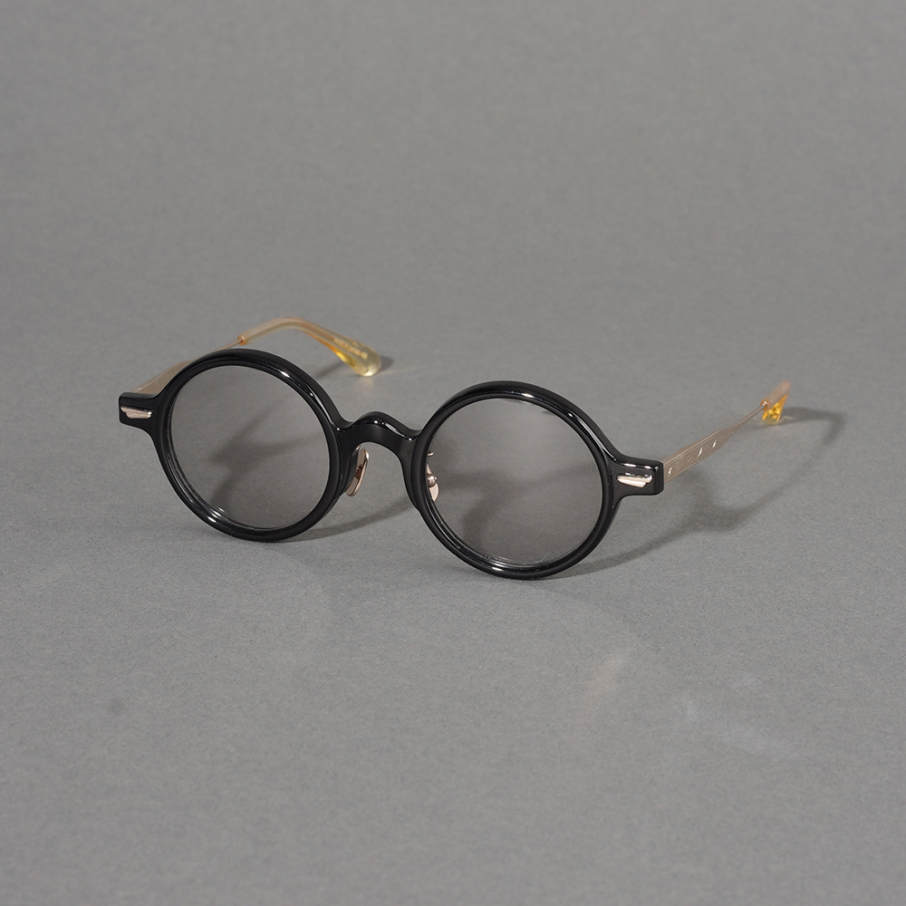 GROOVER SPECTACLES / グルーバー「SUPERNOVA / 1. BLACK」アセテート＆チタニウム製眼鏡