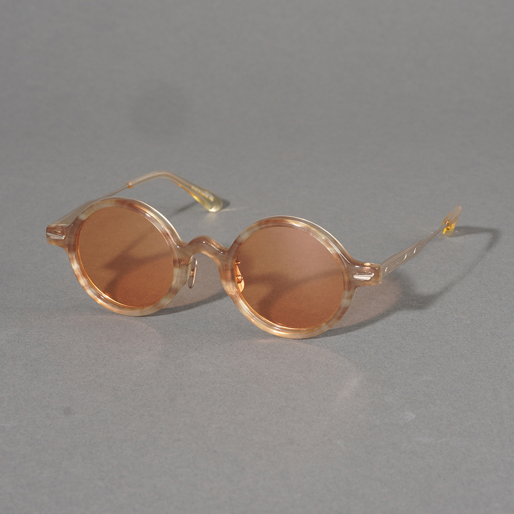 GROOVER SPECTACLES / グルーバー「SUPERNOVA / 4. BEIGE SASA」アセテート＆チタニウム製眼鏡