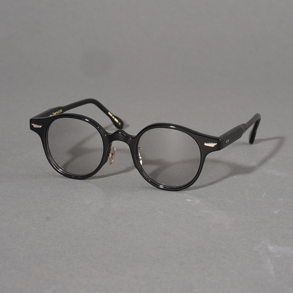GROOVER SPECTACLES / グルーバー「SALINGER / 1. BLACK」アセテート製眼鏡