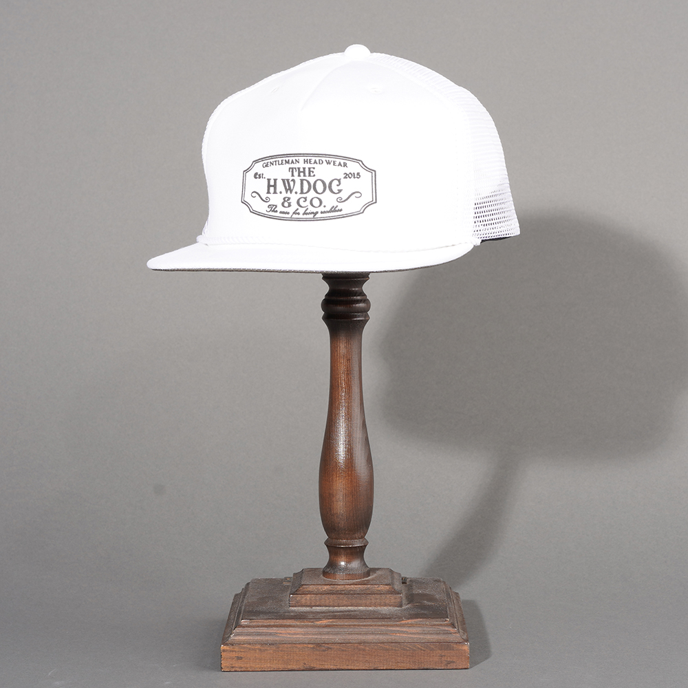 THE H.W.DOG&CO/ザエイチダブリュードッグアンドコー「MESH TRUCKER CAP / WHITE」メッシュトラッカーキャップ