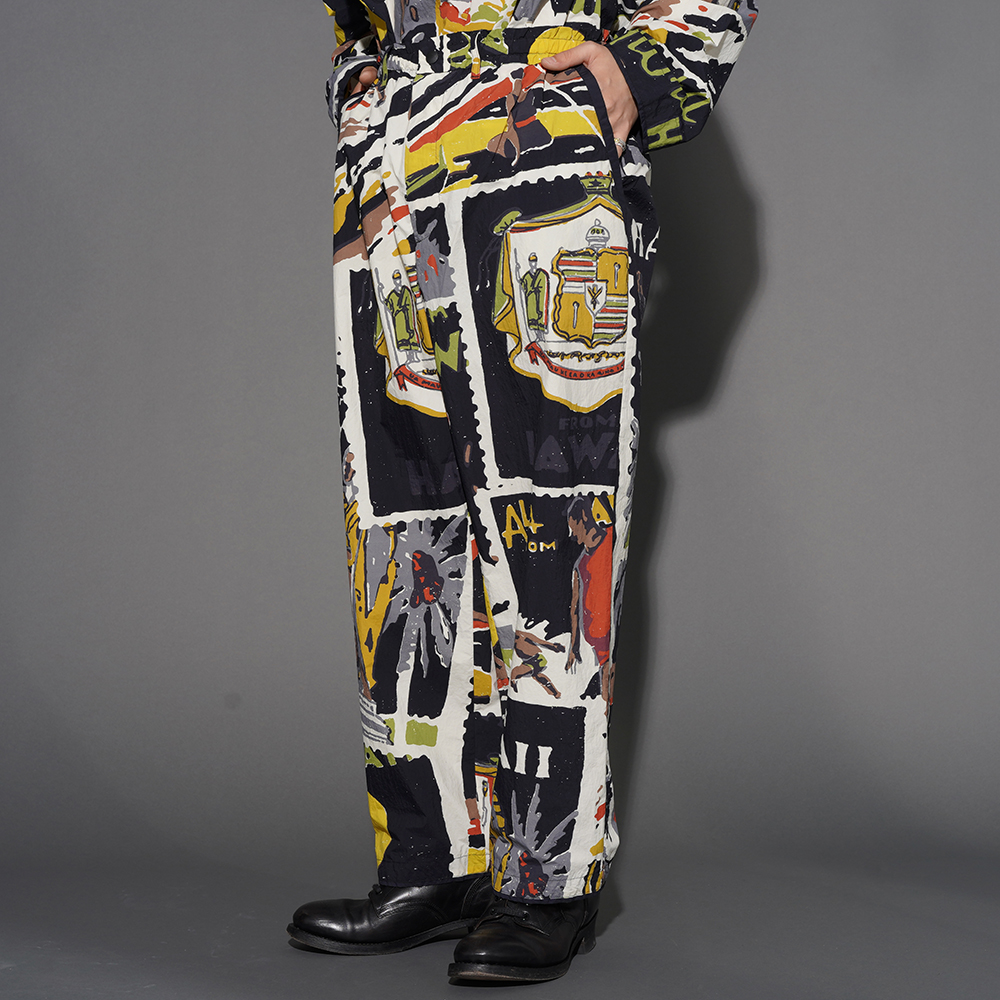 PORTER CLASSIC / ポータークラシック「HAWAIIAN OUTDOOR EASY PANTS W / MINI POUCH / BLACK」ハワイアンアウトドアイージーパンツ