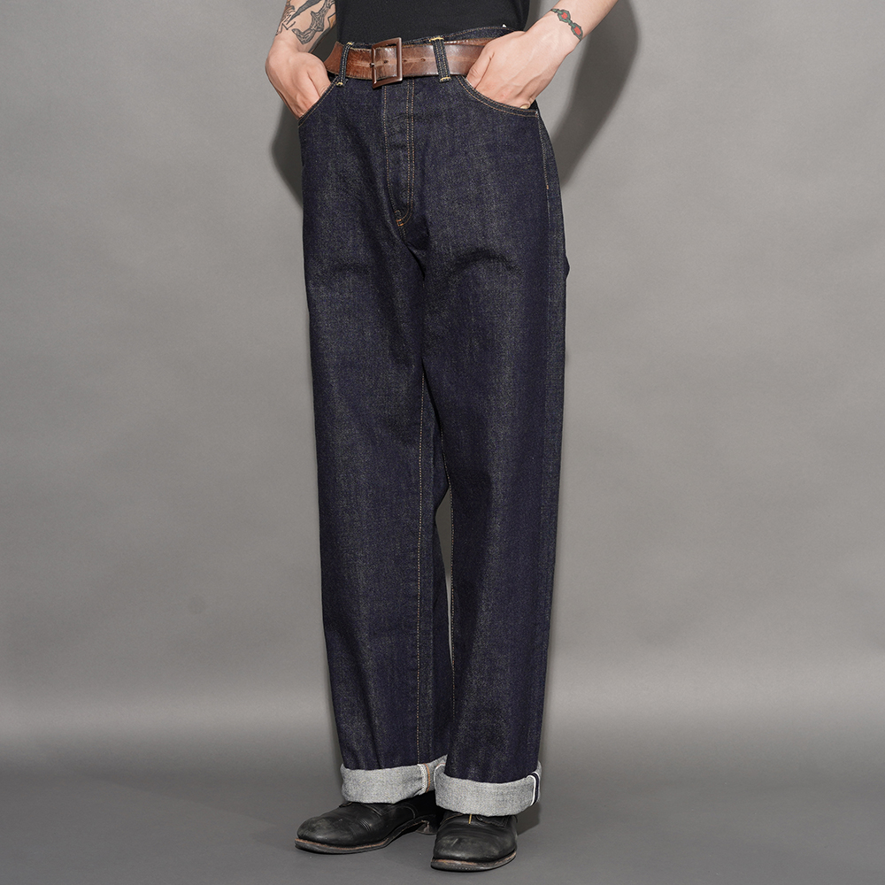 BLACK SIGN/ブラックサイン「14oz BS Denim Pants Wide Straight / Dark Indigo」14オンスBSデニムパンツワイドストレート