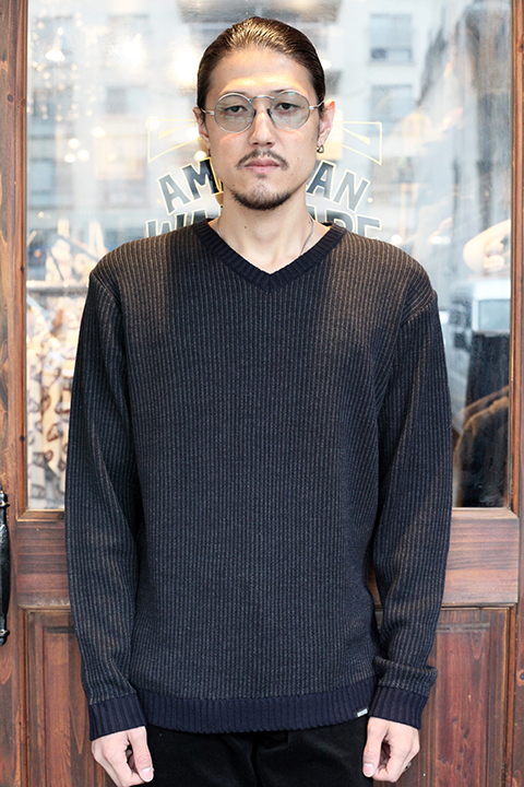 GANGSTERVILLEギャングスタービル 2022SS THE BATMAN SWEATERザ バットマン セーター コットンニット【L】【MKNA72982】ニット/セーター