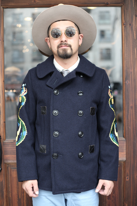 Weirdo ウィアード Skull Snake Coat ヘヴィーメルトンpコート