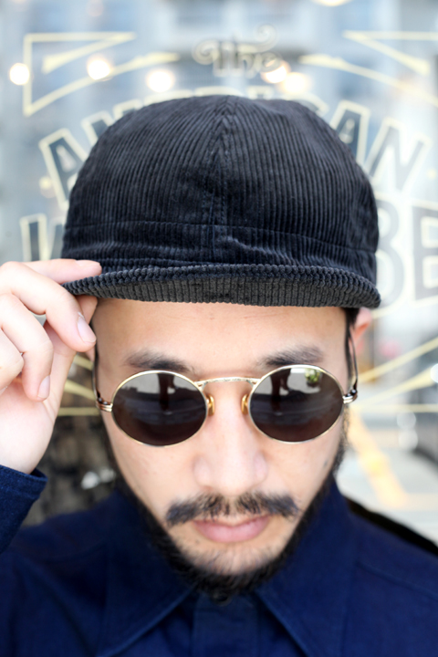 BLACK SIGN/ブラックサイン　 「8W Corduroy Mechanics Cap」 　メカニックキャップ