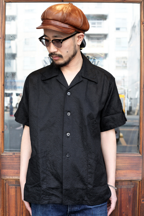 BLACK SIGN/ブラックサイン 「Paisley Jaquard Travel Shirt」  ペイズリージャガードトラベルシャツ