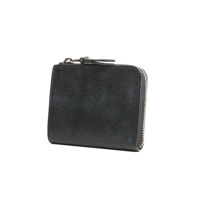 MOTO / モト「FW4R COMPACT ZIP WALLET  / BLACK」コンパクトジップウォレット