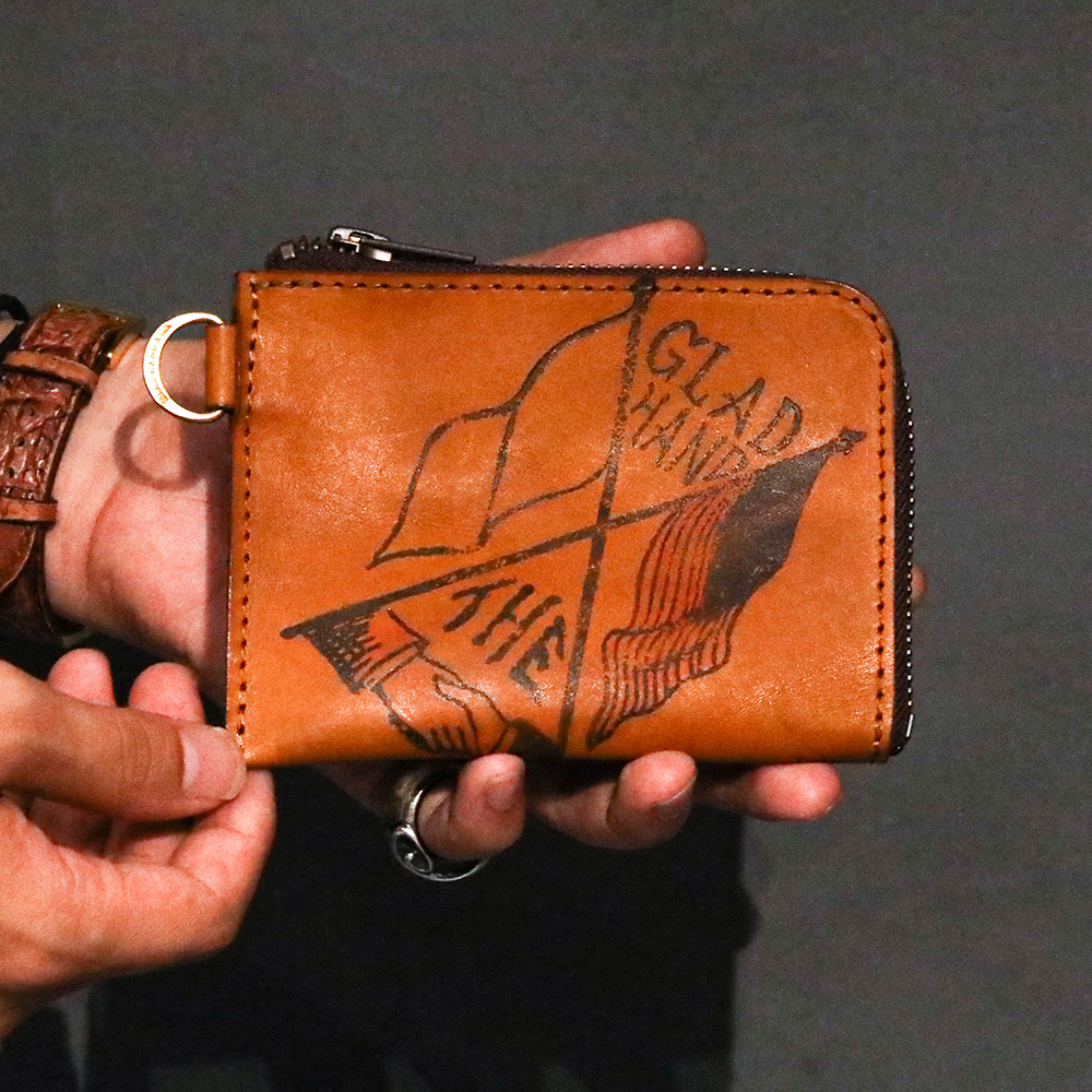 vasco × GLADHAND「LEATHER COIN CASE / BROWN」レザーコインケース