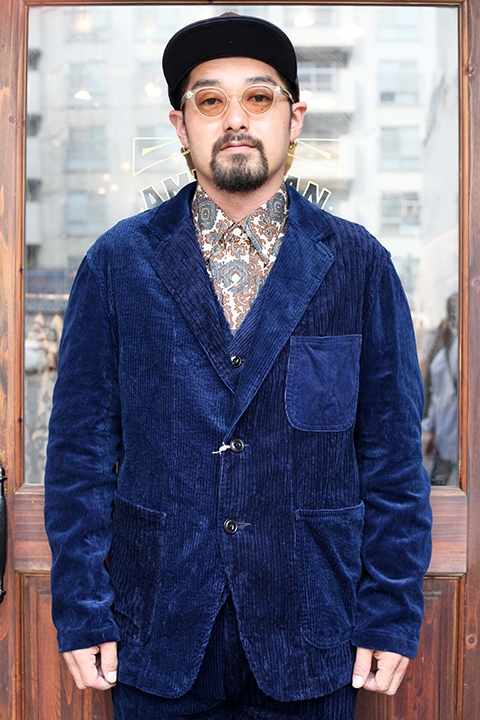 The Stylist Japan ザスタイリストジャパン Indigo Mix Corduroy Jacket コーデュロイジャケット