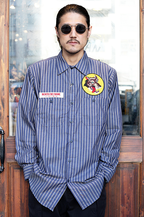 NORTH NO NAME/ノースノーネーム 「 WOLVES WORK SHIRT 」 ワークシャツ