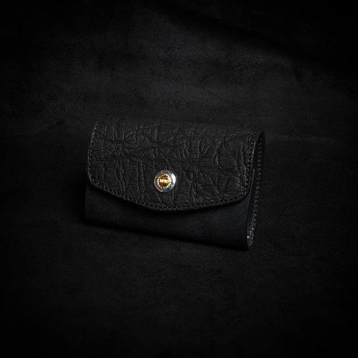 MOTO / モト「KC6 ELEPHANT KEY CASE / BLACK」エレファントレザーキーケース