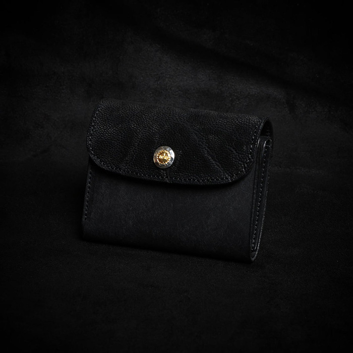 MOTO / モト「W10 ELEPHANT COMPACT WALLET / BLACK」コンパクトウォレット