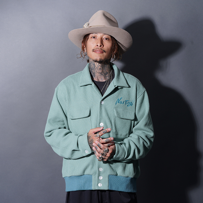 nagonstans ナゴンスタンス egg ドレープシャツ コーデュロイ