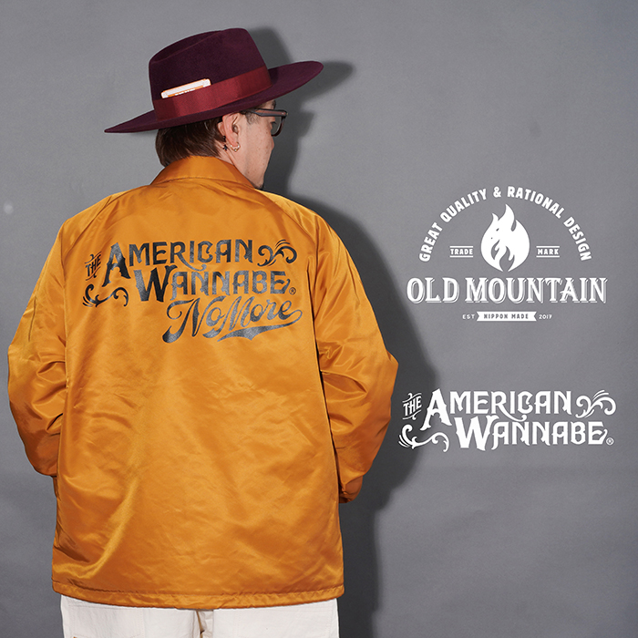 LIMITED ITEM】OLD MOUNTAIN×AMERICAN WANNABE「COACH JACKET Right