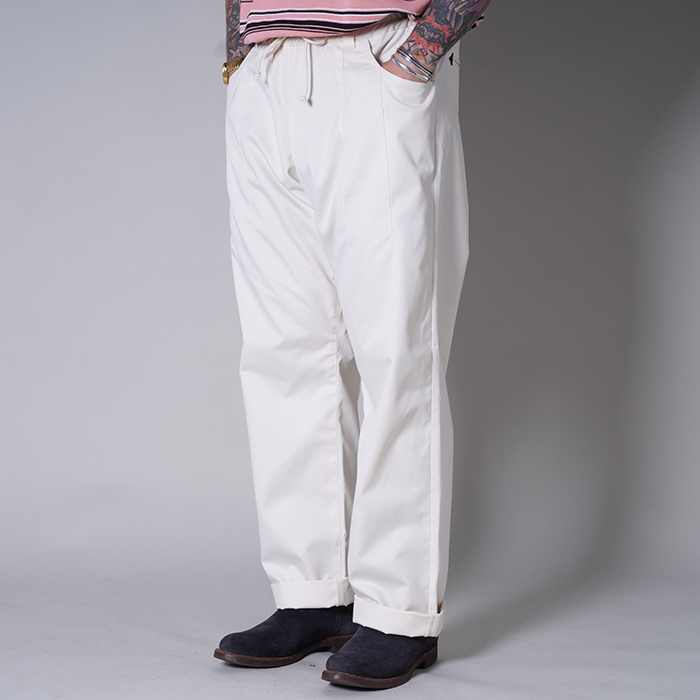 NASTOYS/ナストイズ「TEXAS PANTS / IVORY」ウエスタンイージートラウザース