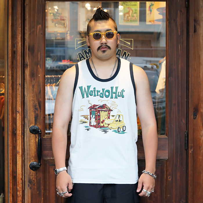 WRD-24-SS-22 /「WEIRDO HUT - TANK TOP / SAX」タンクトップ