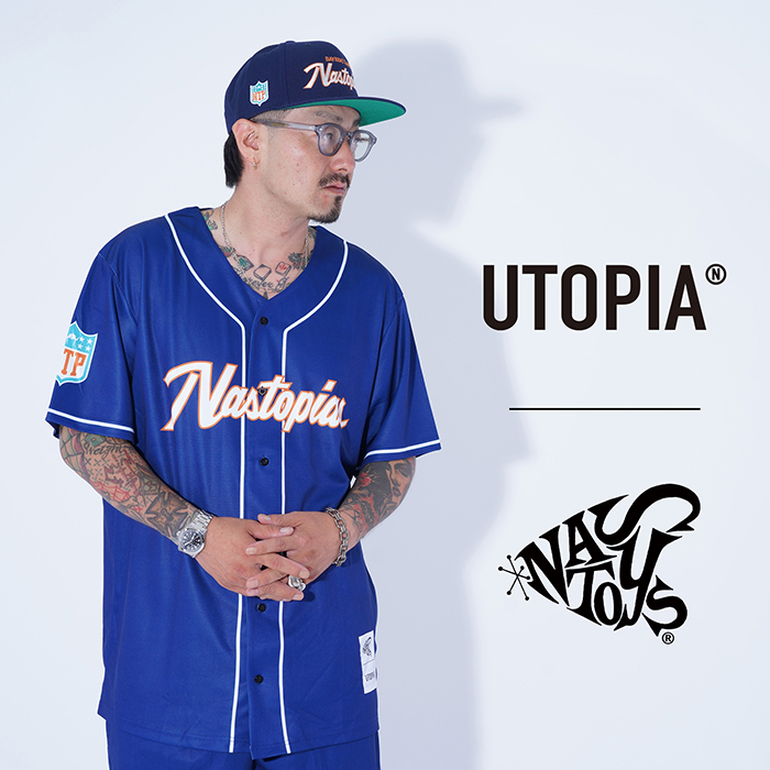 LIMITED ITEM】UTOPIA×NASTOYS「Nastopias BB S/S SHIRTS / NAVY