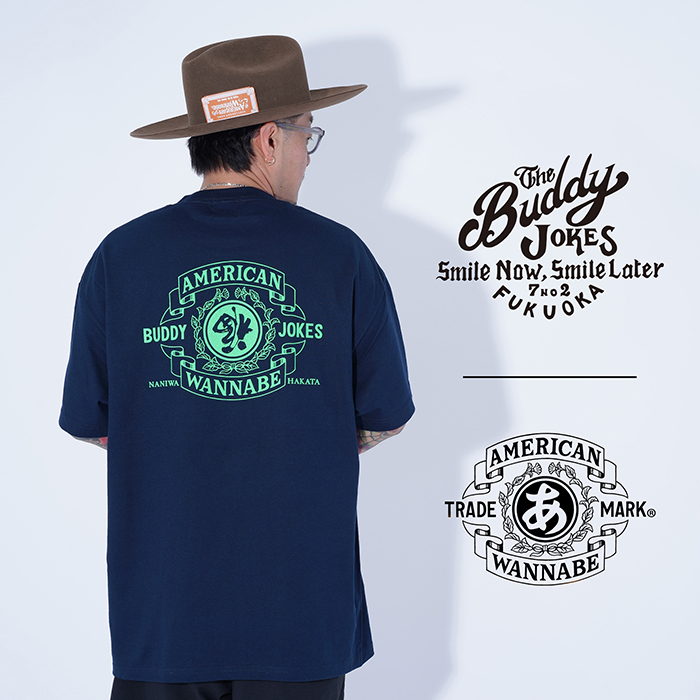 【完売品】AMERICAN WANNABE BUDDYJOKES Tシャツ L AMERICAN WANNABE BUDDYJOKES Tシャツ Lサイズ buddyjokes
