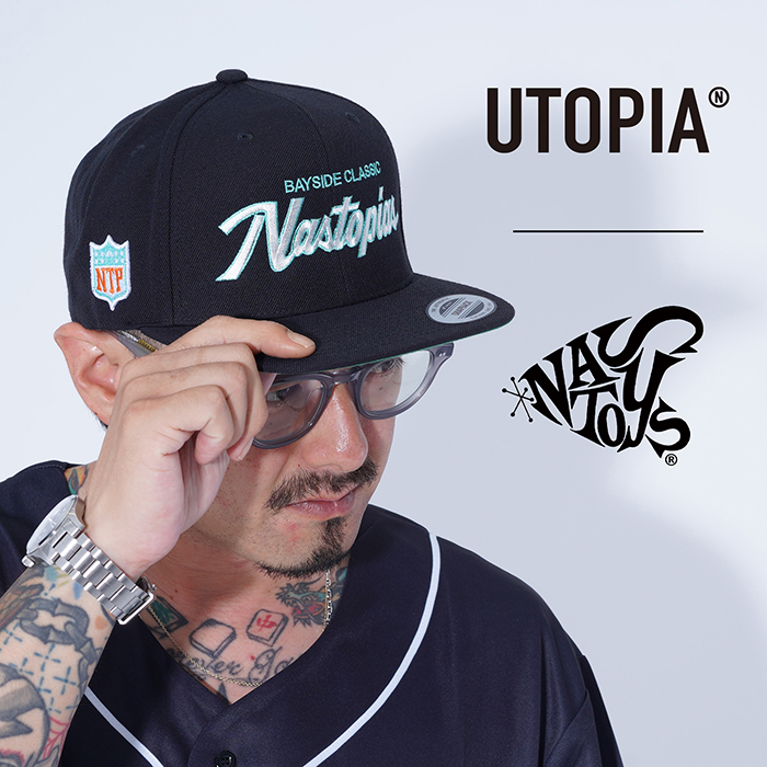 LIMITED ITEM】UTOPIA×NASTOYS「Nastopias BB CAP / BLACK」ベース