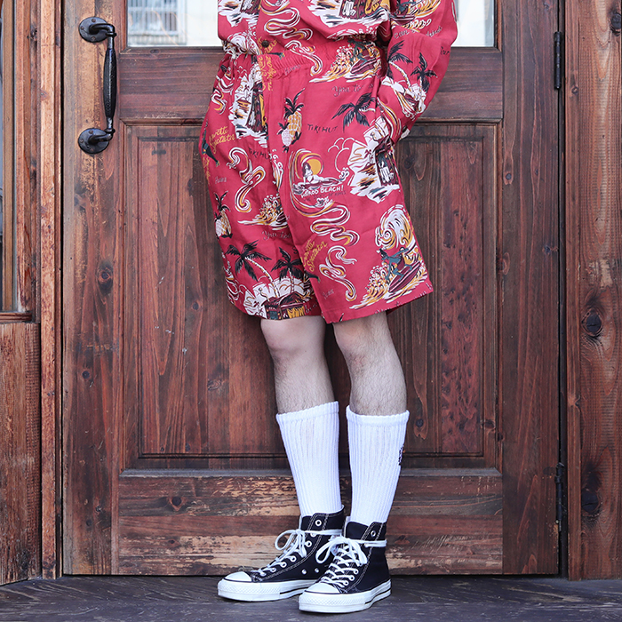 WEIRDO 総柄ショートパンツ L WEIRDO ウィアード 総柄 ショーツ/ハーフパンツ メンズ WGLIES
