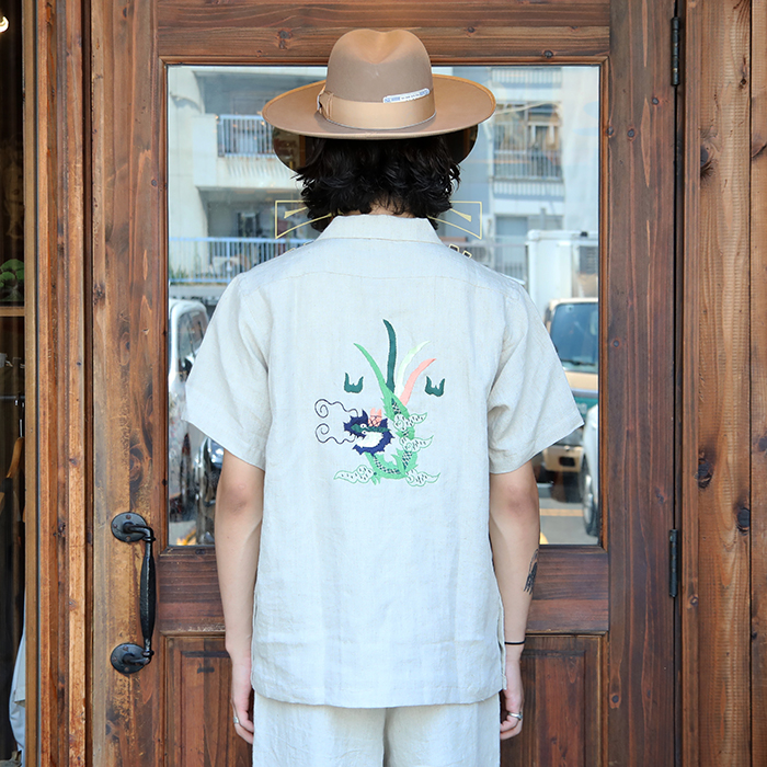 NORTH NO NAME/ノースノーネーム「LINEN SHIRTS / BEIGE」リネンシャツ