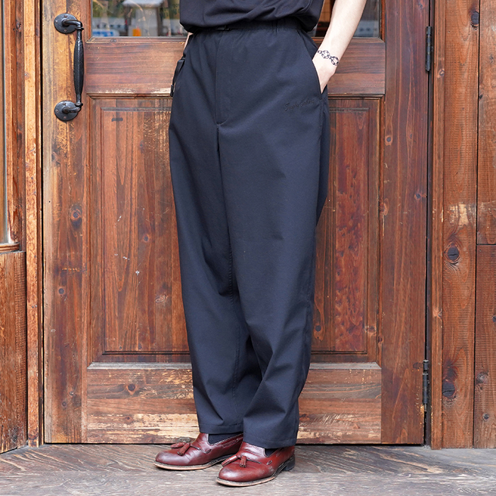 TROPHY CLOTHING/トロフィークロージング「"MONOCHROME" Tropical Pants / BLACK」トロピカルパンツ