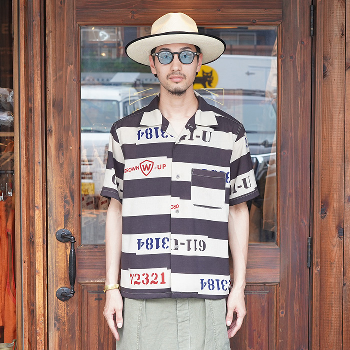 WEIRDO/ウィアード「SLAVES - S/S SHIRTS / BLACK」オリジナルポリエステルS/Sシャツ