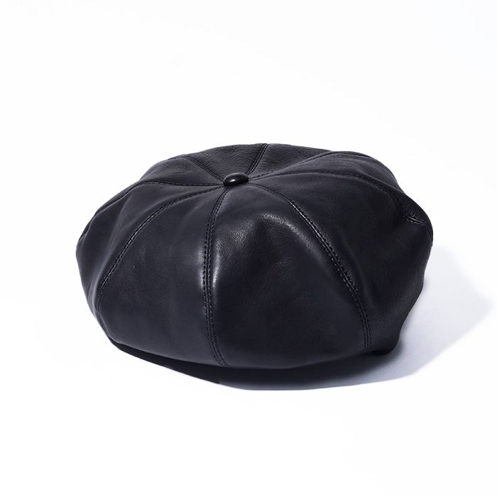 B-801 /「BIG BERET / COW HIDE」ビッグベレー帽