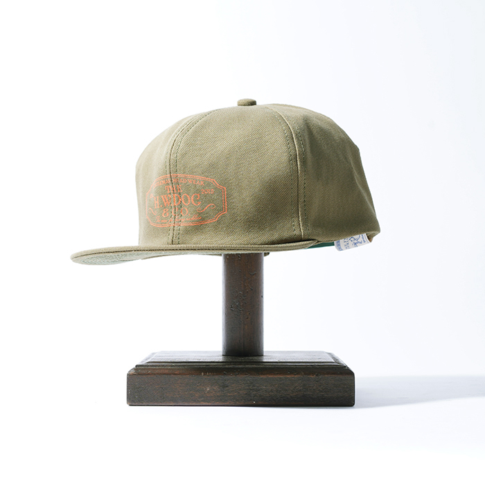 D-00004 / 「TRUCKER CAP / OLIVE」 ロゴトラッカーキャップ