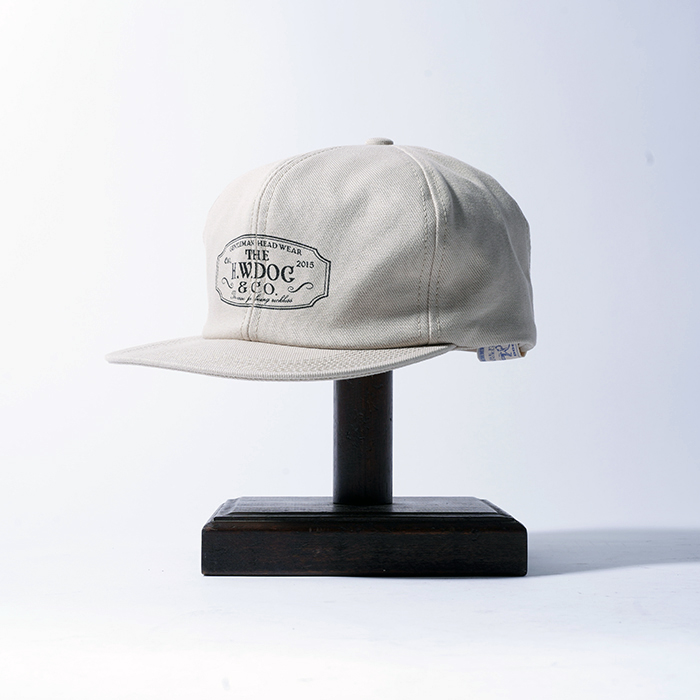 D-00004 / 「TRUCKER CAP / BEIGE」 ロゴトラッカーキャップ