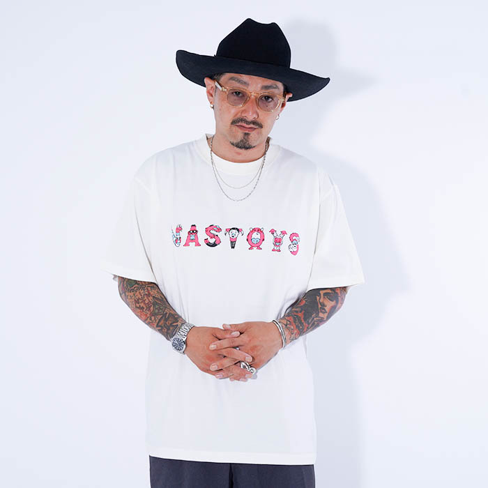 NASTOYS/ナストイズ「NASTY MONSTER S/S TEE / IVORY」プリントS/S Tシャツ