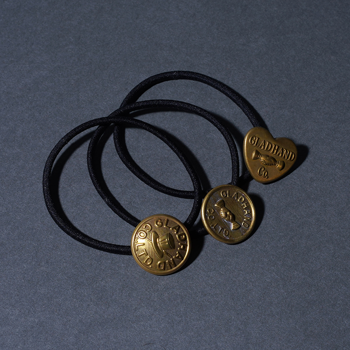 GLAD HAND/グラッドハンド「GH BUTTON - HAIR BAND」ヘアバンド