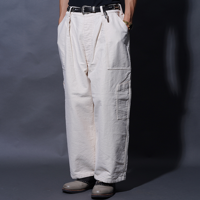 WEIRDO/ウィアード「WEIRDO? - UTILITY EASY PANTS / IVORY」ユーティリティパンツ
